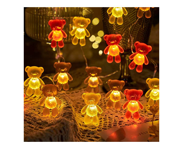 Teddy Bear String Lights (Indoor and Outdoor)