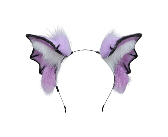 Purple Bat Headband