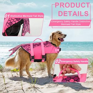 mermaid dog life jacket and product details gift guide for dog lovers