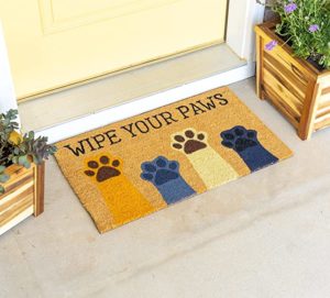 wipe your paws door mat gift ideas for dog owners