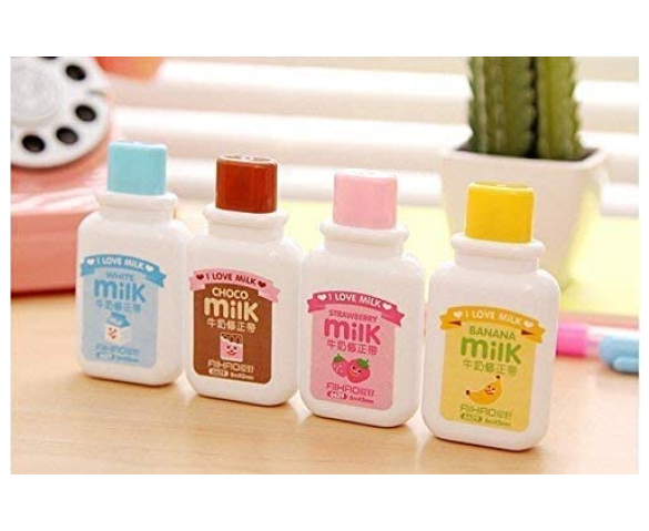 Milk Bottle Correction Tape things to buy best things to buy on amazon cool stuff to buy kawaii shop kawaii plushies kawaii online store