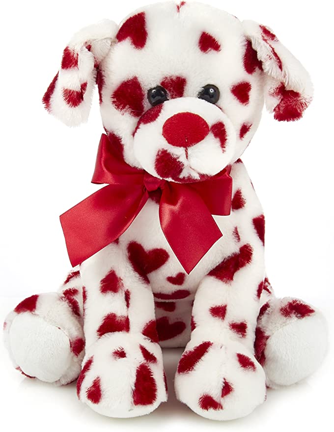 Valentines Romantic Stuffed Animal Plush Dog Plushie gift ideas gifts for her valentine's day gifts gift ideas for girlfriend