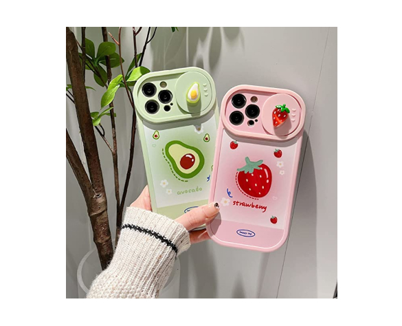 strawberry and avocado phone case