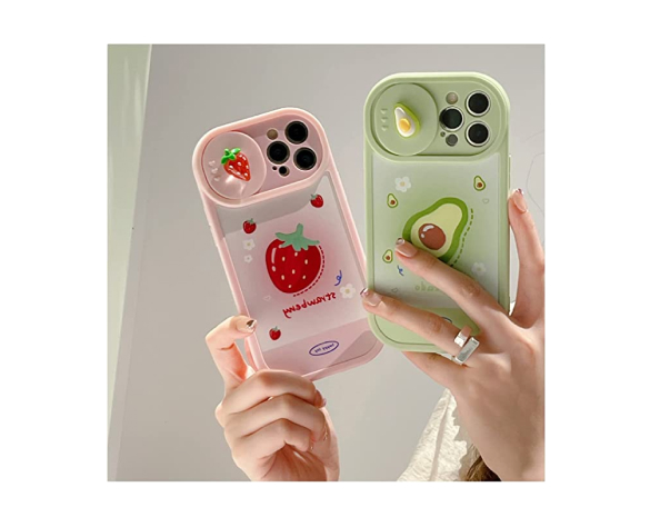 strawberry and avocado phone case